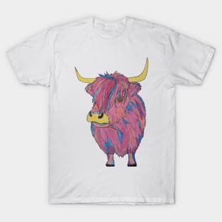 Groovy Highland Cow T-Shirt